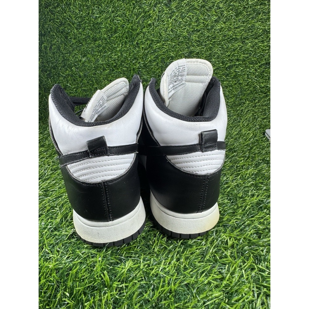 Nike Dunk High Panda Mens Sneakers Black White Size 12 DD1399-105 - Picture 5 of 7